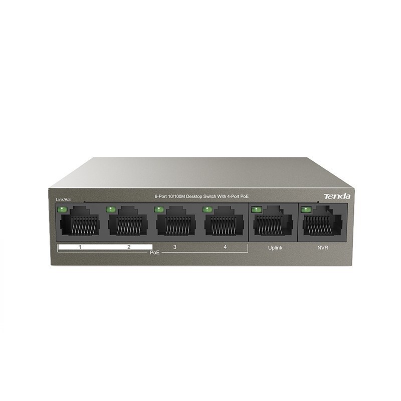 Tenda- switch POE 10/100 6 portów/4 porty POE Tenda- switch POE 10/100 6 portów/4 porty POE