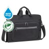 RIVACASE TORBA NA LAPTOP 15,6-16 ALPENDORF ECO, CZARNA, MATERIAŁ WODOODPORNY, EKO RPET, KIESZENIE NA SMARTFON, DOKUM.,AKCES.