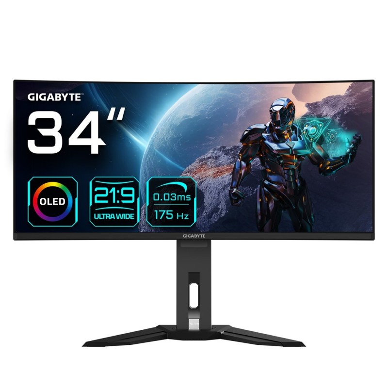 MONITOR GIGABYTE LED 34" MO34WQC 175Hz MONITOR GIGABYTE LED 34" MO34WQC 175Hz