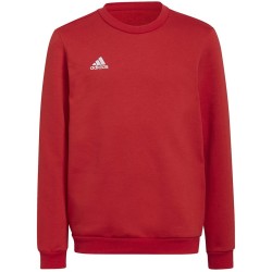 Bluza dla dzieci adidas Entrada 22 Sweat Top czerwona H57473 116cm