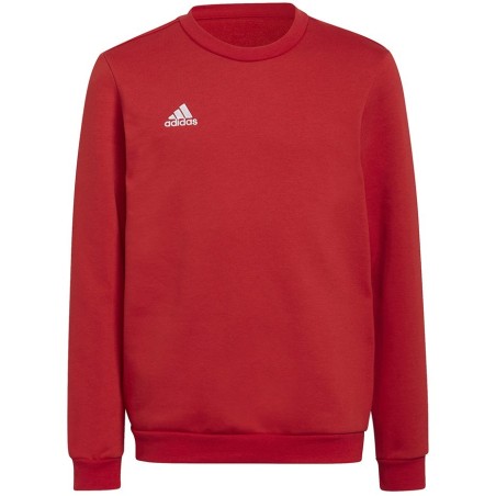 Bluza dla dzieci adidas Entrada 22 Sweat Top czerwona H57473 116cm