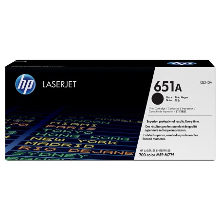 TONER CARTRIDGE 651A BLACK/.