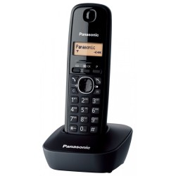 Panasonic KX-TG1611 telefon Telefon w systemie DECT Czarny Nazwa i identyfikacja dzwoniącego