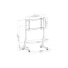 Mobilny stojak + Uchwyt do TV 45-90" 60KG SD-22 ART Vesa 800x400