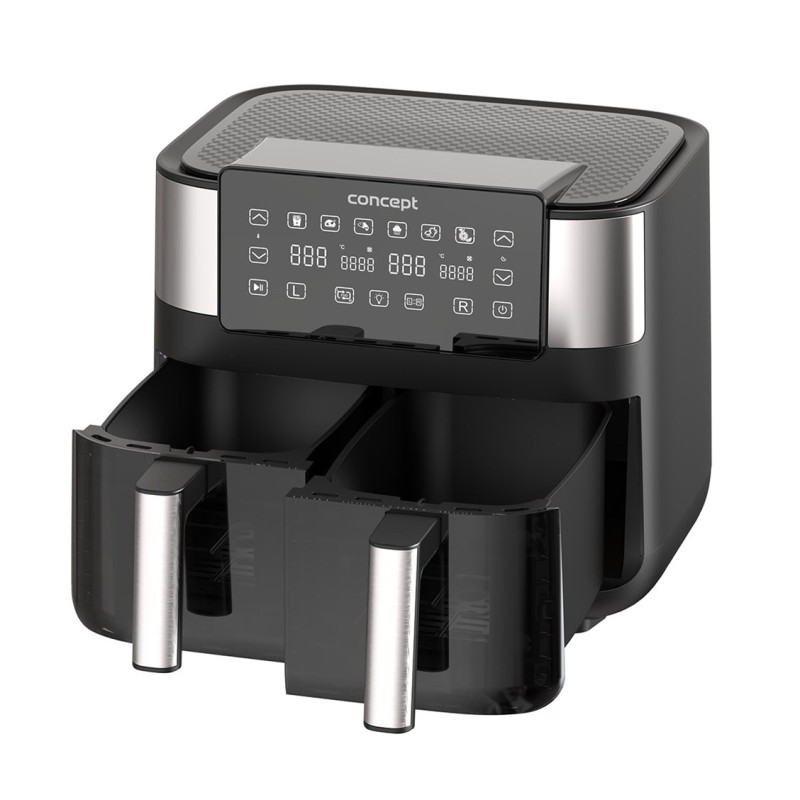Frytkownica beztłuszczowa double Air Fryer CONCEPT FR8000 Frytkownica beztłuszczowa double Air Fryer CONCEPT FR8000