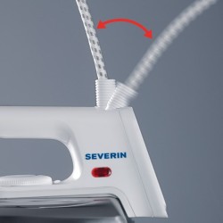 Severin BA 3211 żelazko Żelazko suche i parowe 1000 W Niebieski, Srebrny