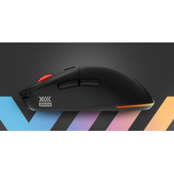 GENESIS Zircon XIII myszka Gaming Oburęczny RF Wireless + USB Type-C Optyczny 26000 DPI
