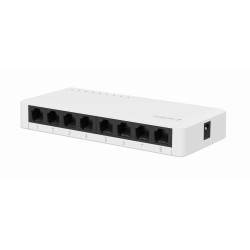Gembird NSW-G8-01 łącza sieciowe Nie zarządzany Gigabit Ethernet (10/100/1000) Biały