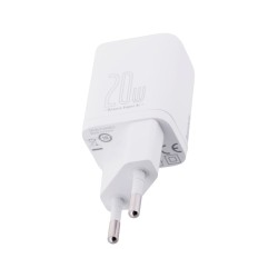 BASEUS ŁADOWARKA SIECIOWA SUPER SI 20W (BIAŁA)