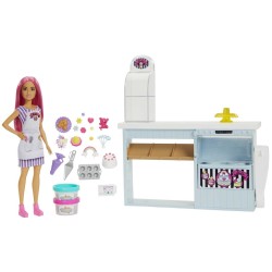 Barbie Cukiernia Zestaw z lalką HGB73 MATTEL p3