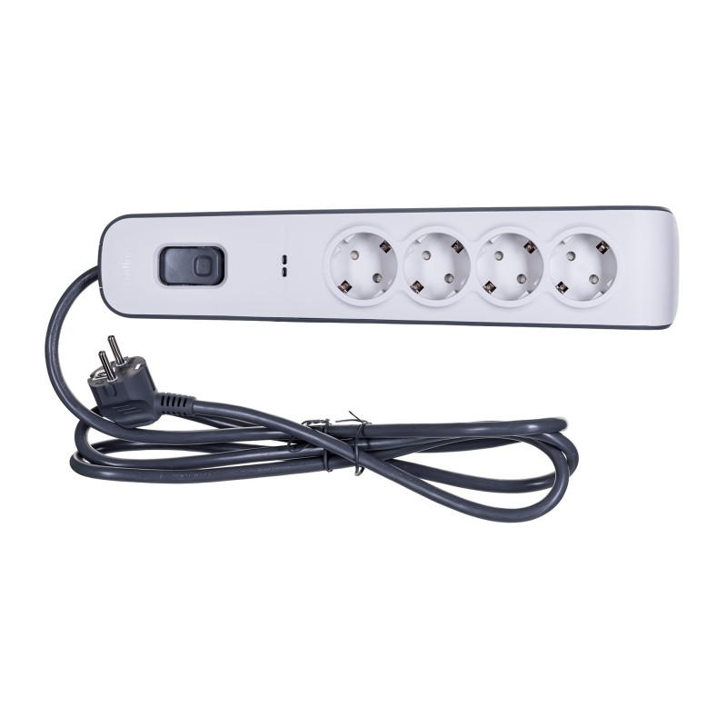 BELKIN LISTWA ZASILAJACA 525J, 4X SCHUKO, 2M, BIAŁA BELKIN LISTWA ZASILAJACA 525J, 4X SCHUKO, 2M, BIAŁA
