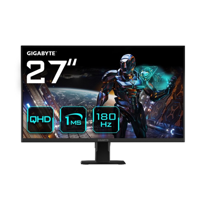 GIGABYTE GS27QA monitor komputerowy 68,6 cm (27") 2560 x 1440 px Quad HD LCD Czarny GIGABYTE GS27QA monitor komputerowy 68,6 cm (27") 2560 x 1440 px Quad HD LCD Czarny