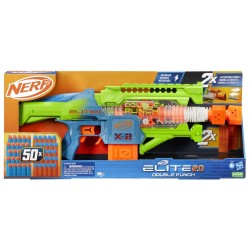 Hasbro Nerf Elite - Wyrzutnia Double Punch + strzałki