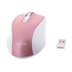 Mysz Asus Silent Wireless Mouse Rose Gold MW202 bezprzewodowa różowo-złota