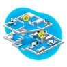 FRITZ! Mesh Set 7530 AX + 1200 AX Dual-band (2.4 GHz/5 GHz) Wi-Fi 6 (802.11ax) Czerwony, Biały 4 3G Wewnętrzny