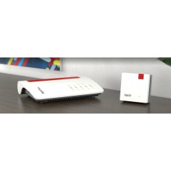 FRITZ! Mesh Set 7530 AX + 1200 AX Dual-band (2.4 GHz/5 GHz) Wi-Fi 6 (802.11ax) Czerwony, Biały 4 3G Wewnętrzny