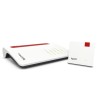 FRITZ! Mesh Set 7530 AX + 1200 AX Dual-band (2.4 GHz/5 GHz) Wi-Fi 6 (802.11ax) Czerwony, Biały 4 3G Wewnętrzny