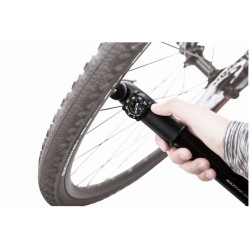 Pompka ręczna TOPEAK Mountain DA G, dual action , manometr