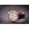 Zeppelin 7684-5 zegarek Wrist watch Męski Kwarc Srebrny