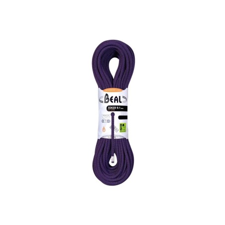 Lina dynamiczna joker unicore 9,1mm 60m dry-purple BEAL