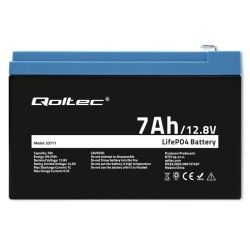 Akumulator Qoltec LiFePO4 Litowo-Żelazowo-Fosforanowy 12.8V 7Ah 89.6Wh BMS