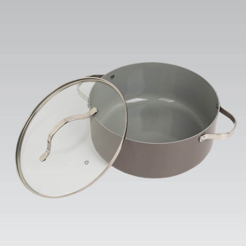 Garnek z pokrywką 28 cm 7,0L MAESTRO MR-4009-28 Garnek z pokrywką 28 cm 7,0L MAESTRO MR-4009-28