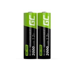 GREEN CELL AKUMULATORKI PALUSZKI 2X AA R6 2000MAH