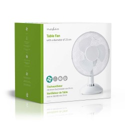 Wentylator biurkowy Nedis 22W biały
