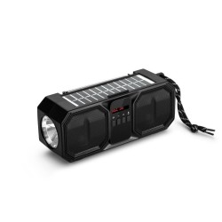 Głośnik BT Denver BTG-158 z radiem FM i panelem słonecznym