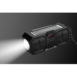 Głośnik BT Denver BTG-158 z radiem FM i panelem słonecznym