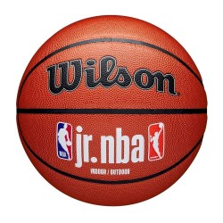 Piłka do koszykówki Wilson JR NBA Logo Indoor Outdoor brązowa rozm. 7 WZ2009801XB7