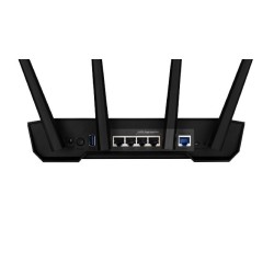ASUS TUF Gaming AX3000 V2 router bezprzewodowy Gigabit Ethernet Dual-band (2.4 GHz/5 GHz) Czarny, Pomarańczowy