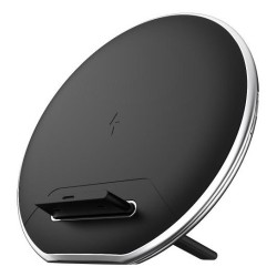 Denver QI chargers QI Charging pad Smartfon Czarny, Srebrny USB Bezprzewodowe ładowanie Wewnętrzna, Zewnętrzna