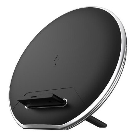 Denver QI chargers QI Charging pad Smartfon Czarny, Srebrny USB Bezprzewodowe ładowanie Wewnętrzna, Zewnętrzna