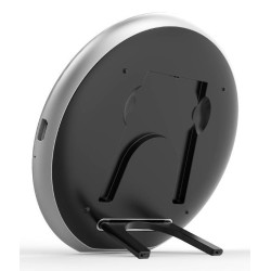 Denver QI chargers QI Charging pad Smartfon Czarny, Srebrny USB Bezprzewodowe ładowanie Wewnętrzna, Zewnętrzna