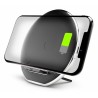 Denver QI chargers QI Charging pad Smartfon Czarny, Srebrny USB Bezprzewodowe ładowanie Wewnętrzna, Zewnętrzna