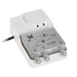 Wzmacniacz Alcad AI-200 VHF-UHF 1we/2wy szerokopasmowy