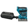 Makita DBO484Z przenośna szlifierka Losowa szlifierka oscylacyjna 14000 OPM Czarny, Niebieski