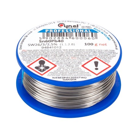 Cyna 0.25mm/100g Sn60Pb40 CYNEL