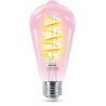 Philips Przezroczysta żarówka LED z widocznym spiralnym żarnikiem 40 W ST64 E27
