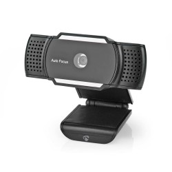 Nedis WCAM110BK kamera internetowa 5 MP 2592 x 1944 px USB 2.0 Czarny