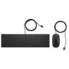 Zestaw klawiatura + mysz HP Pavilion Wired Keyboard and Mouse 400 Combo czarne 4CE97AA