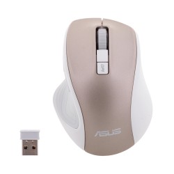 Mysz Asus Silent Wireless Mouse Gold MW202 bezprzewodowa złota