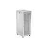 SZAFA INSTALACYJNA RACK STOJĄCA 19" 42U 800X1000 SZARA DRZWI PERFOROWANE LCD LANBERG (FLAT PACK)