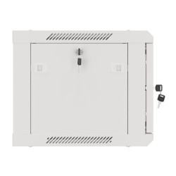 LANBERG SZAFA WISZĄCA RACK 19" 6U 600X450 DRZWI METALOWE SZARA (FLAT PACK) WF01-6406-00S