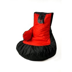 Pufa worek sako RĘKAWICA BOKSERSKA czarny-czerwony XL 100x80