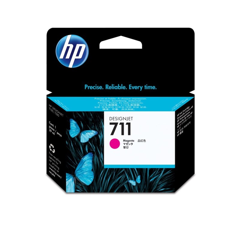 HP Purpurowy wkład atramentowy 711 DesignJet 29 ml HP Purpurowy wkład atramentowy 711 DesignJet 29 ml