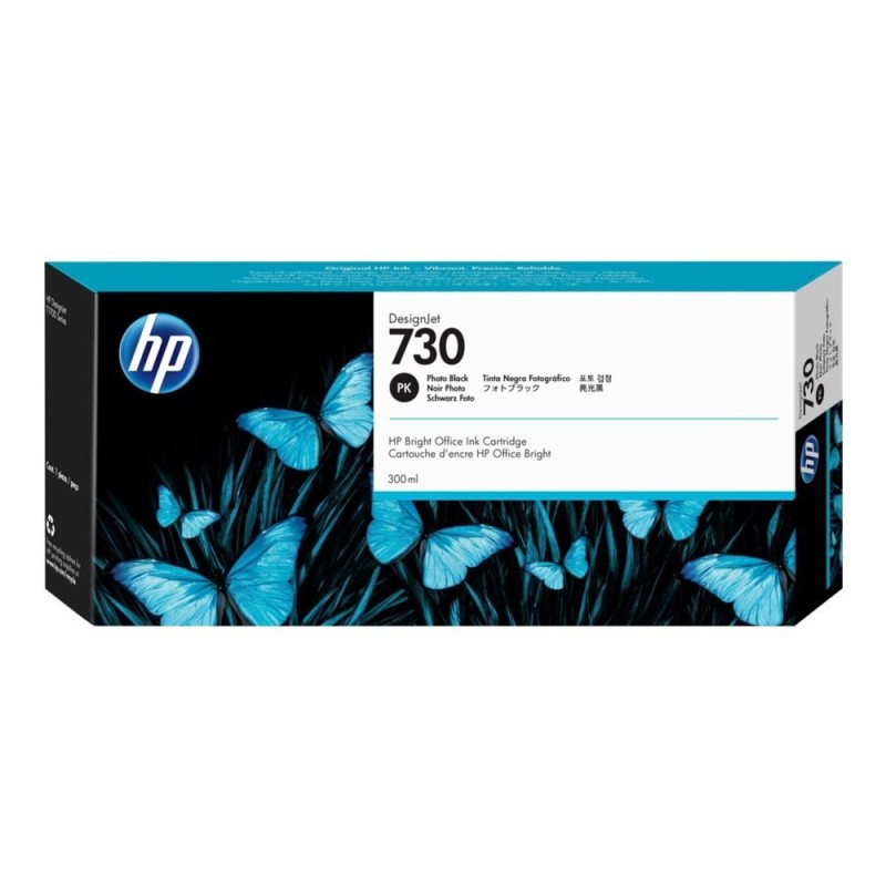 HP Wkład z atramentem czarnym fotograficznym DesignJet 730 o pojemności 300 ml HP Wkład z atramentem czarnym fotograficznym DesignJet 730 o pojemności 300 ml