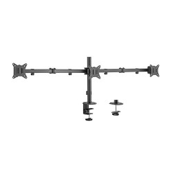 Gembird MA-D3-01 Biurkowe ramię na trzy monitory (regulowane), od 17" do 27", obciążenie do 7 kg