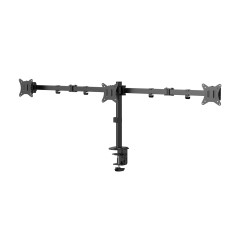 Gembird MA-D3-01 Biurkowe ramię na trzy monitory (regulowane), od 17" do 27", obciążenie do 7 kg